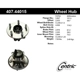 Purchase Top-Quality Rear Hub Assembly by CENTRIC PARTS - 407.44015 pa1
