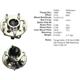 Purchase Top-Quality Rear Hub Assembly by CENTRIC PARTS - 407.62014 pa2