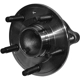 Purchase Top-Quality GSP NORTH AMERICA - 103438 - Wheel Bearing and Hub Assembly - Rear pa4
