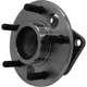 Purchase Top-Quality GSP NORTH AMERICA - 104018 - Wheel Bearing and Hub Assembly - Rear pa2