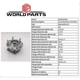 Purchase Top-Quality WORLDPARTS - WBR930946 - Rear Hub Assembly pa1