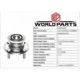 Purchase Top-Quality Assemblage de moyeu arrière par WORLDPARTS - WBR930243 pa7