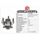Purchase Top-Quality Assemblage de moyeu arrière par WORLDPARTS - WBR930820 pa4