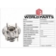 Purchase Top-Quality Rear Hub Assembly by WORLDPARTS - WBR930835 pa4