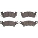 Purchase Top-Quality DYNAMIC FRICTION COMPANY - 4000-0122-00 - Rear Hybrid Pads pa1