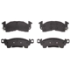 Purchase Top-Quality DYNAMIC FRICTION COMPANY - 4000-0122-00 - Rear Hybrid Pads pa2