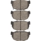 Purchase Top-Quality DYNAMIC FRICTION COMPANY - 4000-0272-00 - Rear Hybrid Pads pa2