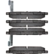 Purchase Top-Quality DYNAMIC FRICTION COMPANY - 4000-0272-00 - Rear Hybrid Pads pa4