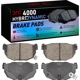 Purchase Top-Quality DYNAMIC FRICTION COMPANY - 4000-0272-00 - Rear Hybrid Pads pa5