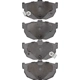 Purchase Top-Quality DYNAMIC FRICTION COMPANY - 4000-0323-00 - Rear Hybrid Pads pa4