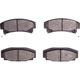 Purchase Top-Quality Rear Hybrid Pads by DYNAMIC FRICTION COMPANY - 4000-0354-00 pa1