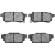 Purchase Top-Quality DYNAMIC FRICTION COMPANY - 4000-0374-00 - Rear Hybrid Pads pa1