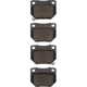 Purchase Top-Quality DYNAMIC FRICTION COMPANY - 4000-0461-00 - Rear Hybrid Pads pa3