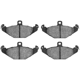 Purchase Top-Quality DYNAMIC FRICTION COMPANY - 4000-0491-00 - Rear Hybrid Pads pa1