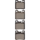 Purchase Top-Quality DYNAMIC FRICTION COMPANY - 4000-0495-00 - Rear Hybrid Pads pa3