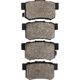 Purchase Top-Quality DYNAMIC FRICTION COMPANY - 4000-0537-00 - Rear Hybrid Pads pa2
