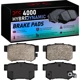 Purchase Top-Quality DYNAMIC FRICTION COMPANY - 4000-0537-00 - Rear Hybrid Pads pa4