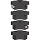 Purchase Top-Quality DYNAMIC FRICTION COMPANY - 4000-0537-00 - Rear Hybrid Pads pa5