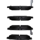 Purchase Top-Quality DYNAMIC FRICTION COMPANY - 4000-0540-00 - Rear Hybrid Pads pa4