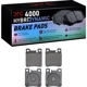 Purchase Top-Quality DYNAMIC FRICTION COMPANY - 4000-0603-00 - Rear Hybrid Pads pa5