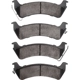 Purchase Top-Quality DYNAMIC FRICTION COMPANY - 4000-0666-00 - Rear Hybrid Pads pa2
