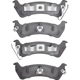 Purchase Top-Quality DYNAMIC FRICTION COMPANY - 4000-0666-00 - Rear Hybrid Pads pa3