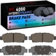 Purchase Top-Quality DYNAMIC FRICTION COMPANY - 4000-0672-00 - Rear Hybrid Pads pa5
