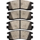 Purchase Top-Quality DYNAMIC FRICTION COMPANY - 4000-0698-00 - Rear Hybrid Pads pa2