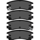 Purchase Top-Quality DYNAMIC FRICTION COMPANY - 4000-0698-00 - Rear Hybrid Pads pa3
