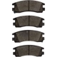 Purchase Top-Quality DYNAMIC FRICTION COMPANY - 4000-0714-00 - Rear Brake Pads pa1