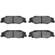 Purchase Top-Quality DYNAMIC FRICTION COMPANY - 4000-0732-00 - Rear Hybrid Pads pa1