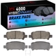 Purchase Top-Quality DYNAMIC FRICTION COMPANY - 4000-0770-00 - Rear Hybrid Pads pa4