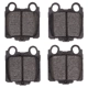 Purchase Top-Quality DYNAMIC FRICTION COMPANY - 4000-0771-00 - Rear Hybrid Pads pa1