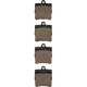 Purchase Top-Quality DYNAMIC FRICTION COMPANY - 4000-0779-00 - Rear Hybrid Pads pa2