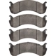 Purchase Top-Quality DYNAMIC FRICTION COMPANY - 4000-0786-10 - Rear Hybrid Pads pa4