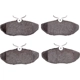 Purchase Top-Quality DYNAMIC FRICTION COMPANY - 4000-0806-00 - Rear Hybrid Pads pa2