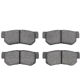 Purchase Top-Quality DYNAMIC FRICTION COMPANY - 4000-0813-00 - Rear Hybrid Pads pa1