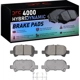 Purchase Top-Quality DYNAMIC FRICTION COMPANY - 4000-0828-00 - Rear Hybrid Pads pa5