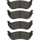 Purchase Top-Quality DYNAMIC FRICTION COMPANY - 4000-0881-00 - Rear Hybrid Pads pa4