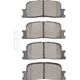 Purchase Top-Quality DYNAMIC FRICTION COMPANY - 4000-0885-00 - Rear Hybrid Pads pa2