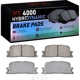 Purchase Top-Quality DYNAMIC FRICTION COMPANY - 4000-0885-00 - Rear Hybrid Pads pa5