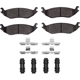 Purchase Top-Quality Rear Hybrid Pads by DYNAMIC FRICTION COMPANY - 4000-0898-01 pa1