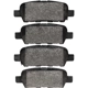 Purchase Top-Quality DYNAMIC FRICTION COMPANY - 4000-0905-00 - Rear Brake Pads pa1