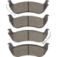 Purchase Top-Quality DYNAMIC FRICTION COMPANY - 4000-0932-00 - Rear Hybrid Pads pa5