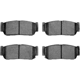 Purchase Top-Quality DYNAMIC FRICTION COMPANY - 4000-0954-00 - Rear Hybrid Pads pa1