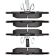 Purchase Top-Quality DYNAMIC FRICTION COMPANY - 4000-0980-00 - Rear Hybrid Pads pa4