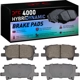 Purchase Top-Quality DYNAMIC FRICTION COMPANY - 4000-0996-00 - Rear Hybrid Pads pa3