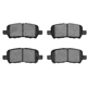 Purchase Top-Quality DYNAMIC FRICTION COMPANY - 4000-0999-00 - Rear Hybrid Pads pa1