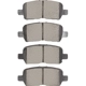 Purchase Top-Quality DYNAMIC FRICTION COMPANY - 4000-0999-00 - Rear Hybrid Pads pa4