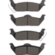 Purchase Top-Quality DYNAMIC FRICTION COMPANY - 4000-1012-00 - Rear Hybrid Pads pa2